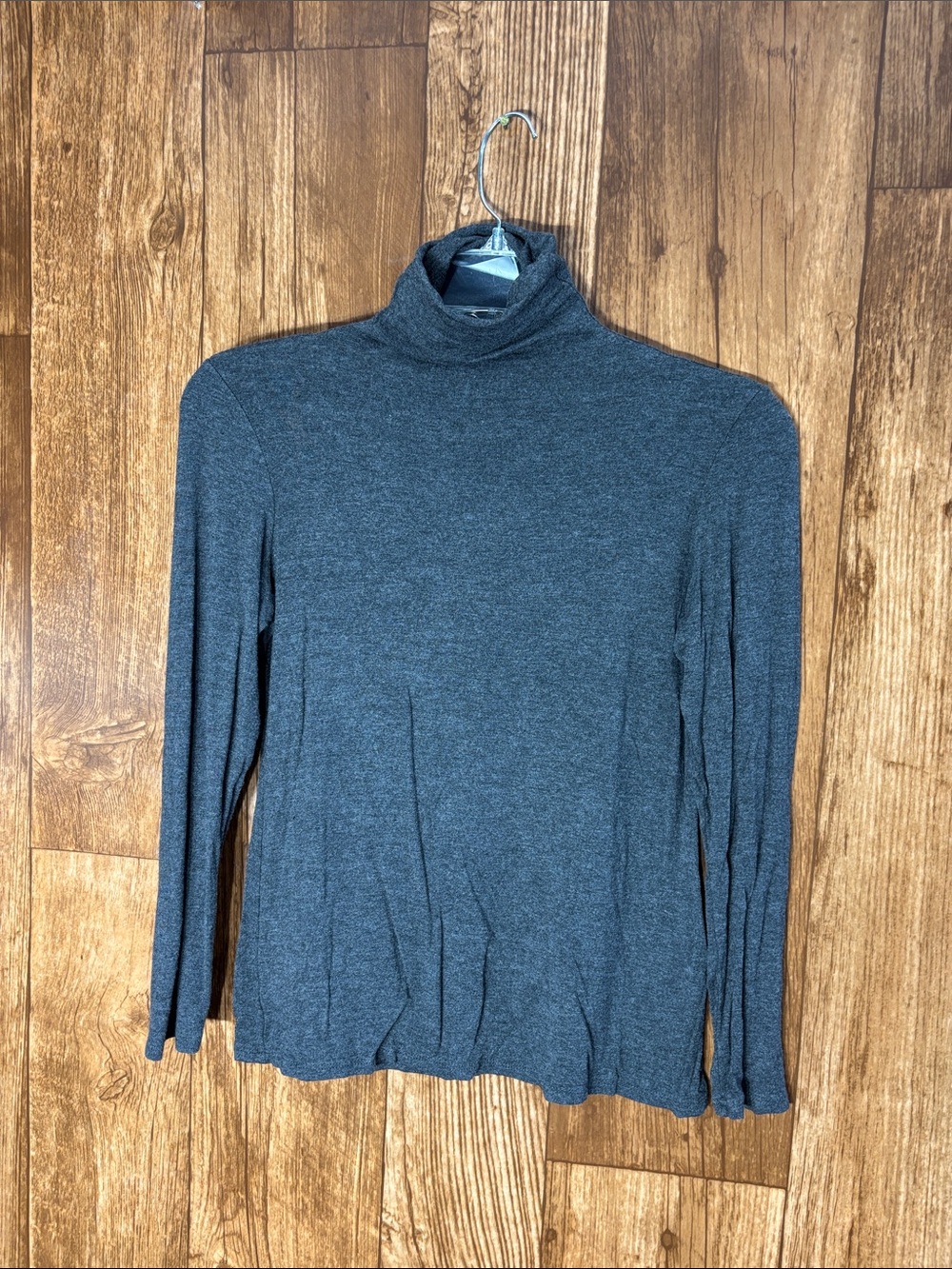 Women’s Floria Dark Gray Thin Turtleneck Sweater